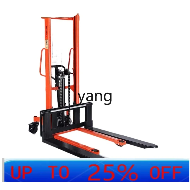 LMM manual stacker hydraulic lift forklift oil pressure lifting handling forklift