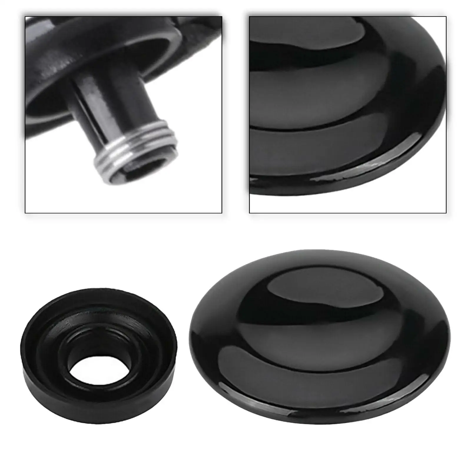 8K0998068A Spare Parts Joystick Button Cover Repair Kit with Sealing Ring Joystick Control Center Button Cap Cover for Audi