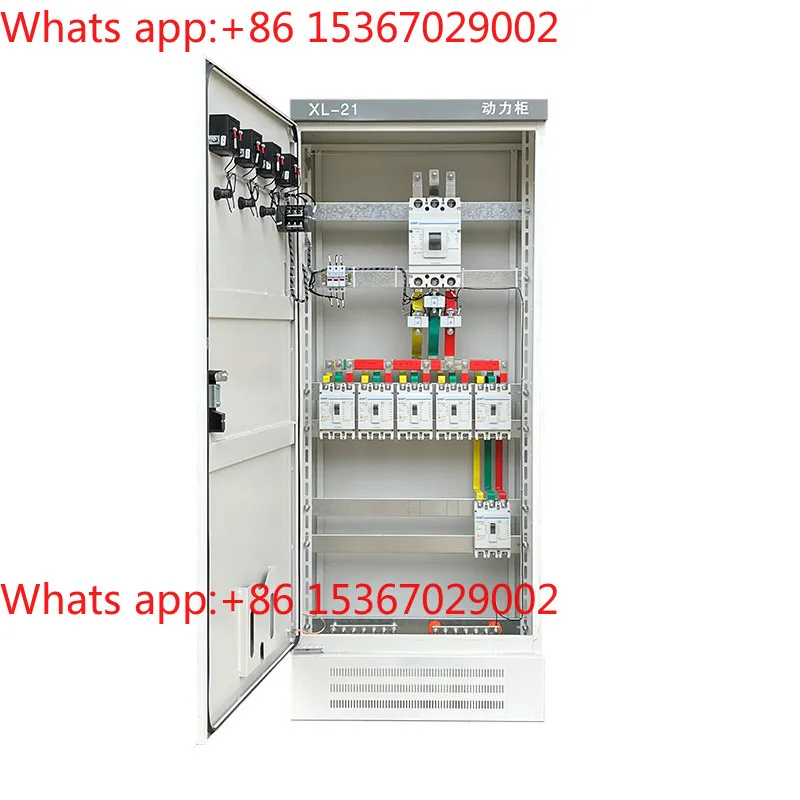 Complete sets of distribution cabinets  xl21 power cabinet three-phase electric control box outdoor low voltage stainless steel