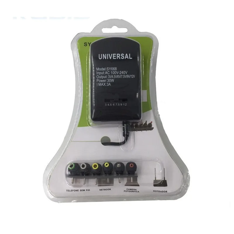 30W Adjustable Power Adapter 3-12V2.5a Notebook Camera, Multifunction Charger