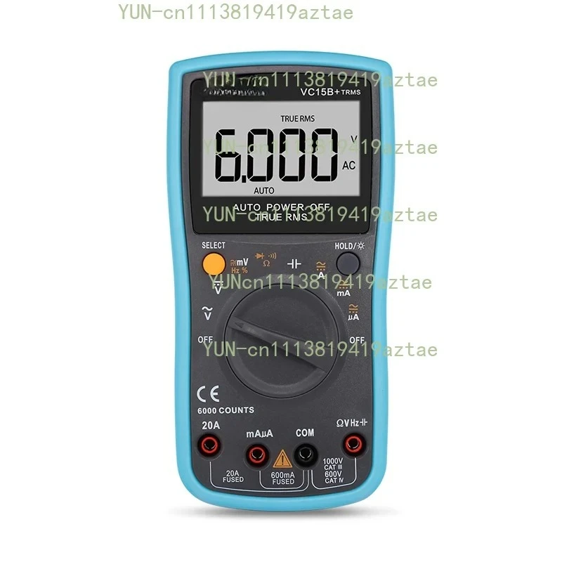 VC15B+ True RMS 6000 Counts Auto Range AC/DC Digital Multimeter