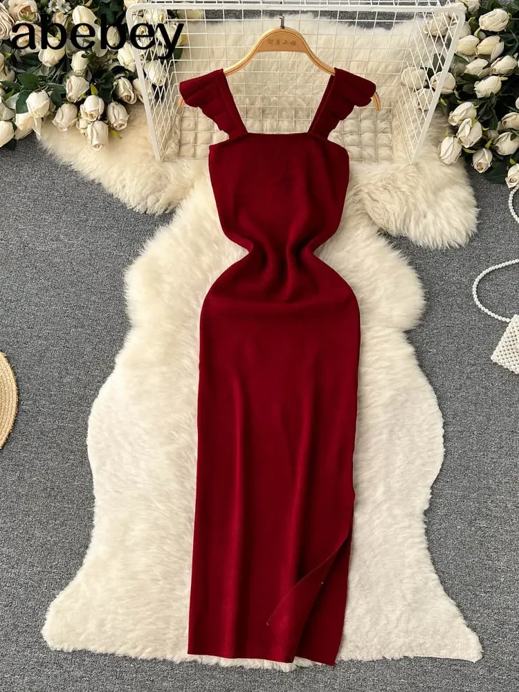 Bez rękawów z wycięciami z wycięciami sukienka typu Wrap Midi seksowna moda elastyczna obcisła impreza elegancka przedsionka na plaży letnia