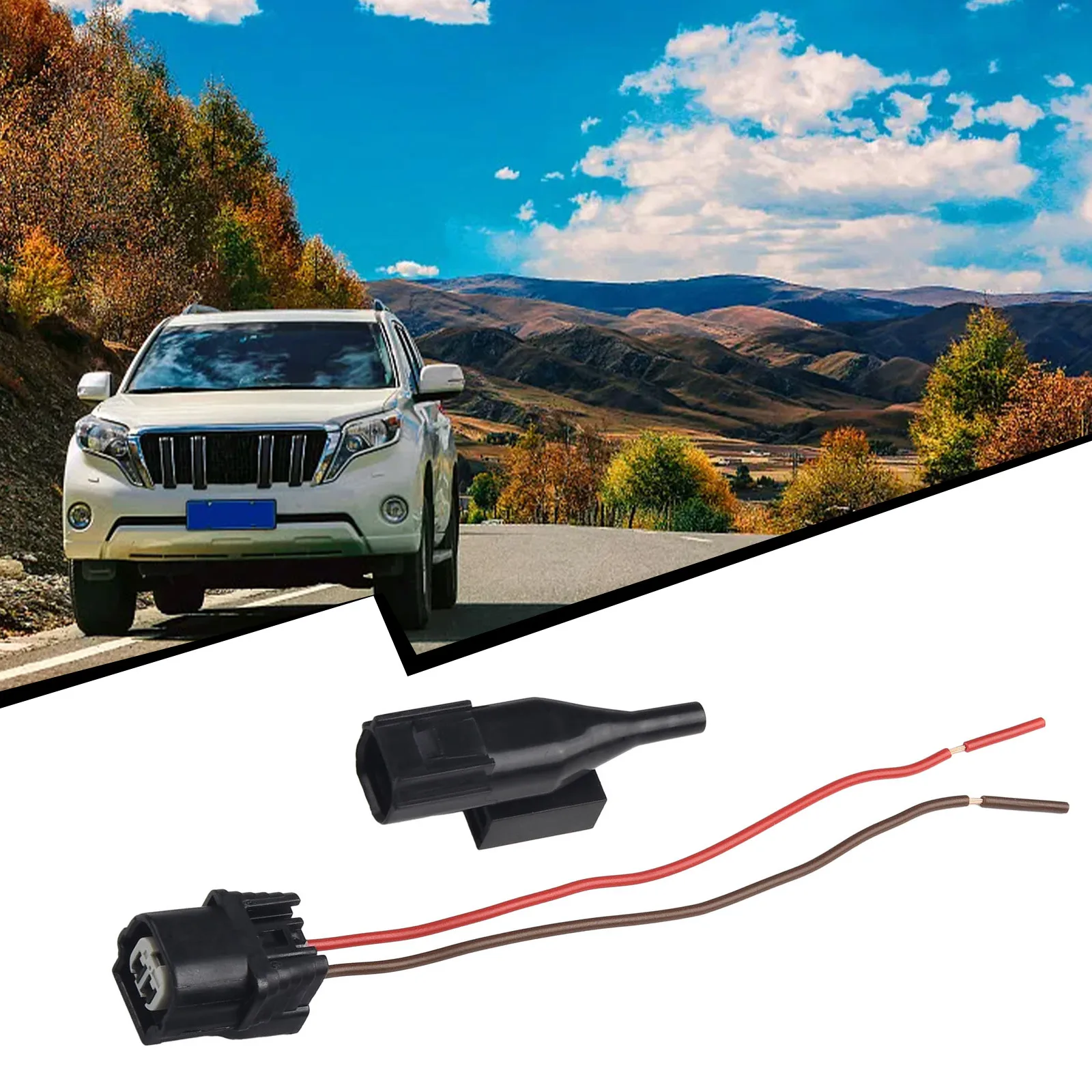 For Honda For Acura Ambient Air Temperature Sensor & Connector Plug Pigtail Plastic-Accessories For Vehicles