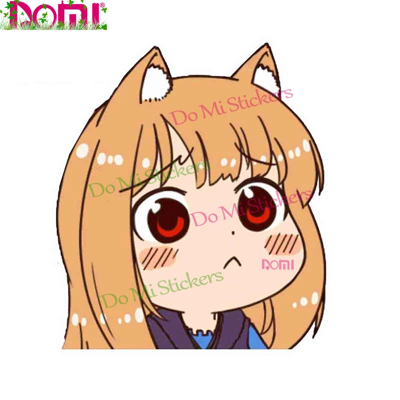 

Quality Printed Decals Spice and Wolf Fine Car Stickers Vinyl Motocross Racing Laptop Helmet Trunk Wall Vinyl Die-Cut