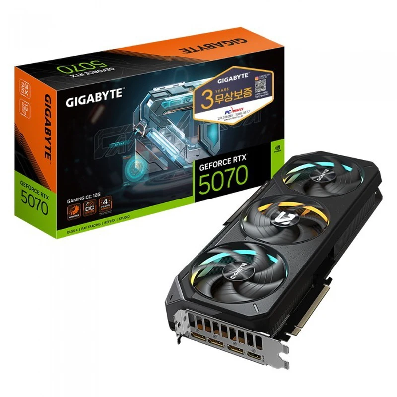 جيجابايت Geforce Rtx 5070 Gaming Oc D7 12 جيجا بايت بي سي مباشر