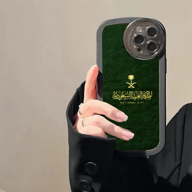 Kingdom Of Saudi Arabia Flag Phone Case For IPhone 15 14 Pro Max 11 12 13 Mini X XR XS 7 8 Plus Angel Eyes Big Pupil Lens