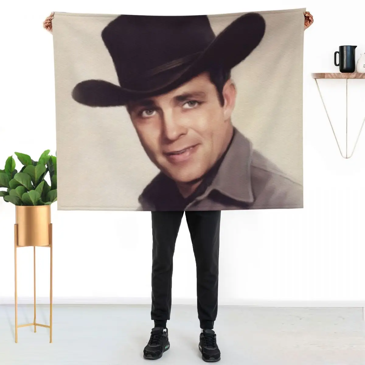 

Dale Robertson, Actor Throw Blanket Year Round Soft Comfortable Blanket for Home