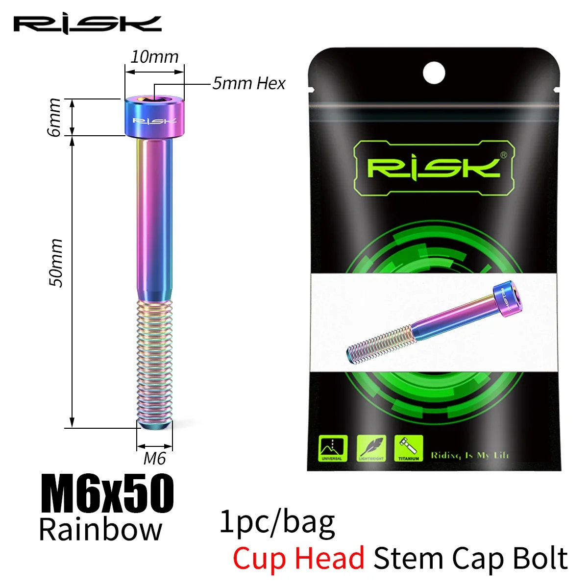 Variant: M6x50 Rainbow