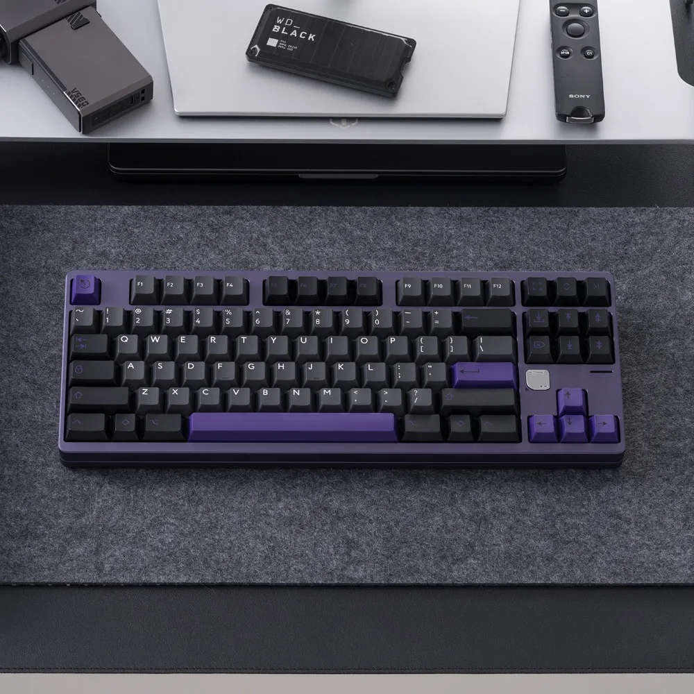 

PBTfans Purpolch R3 Theme Keycaps Set ABS Custom Keyboard Cap Cherry Profile KeyCap for Mechanical Keyboard Accessories Gifts