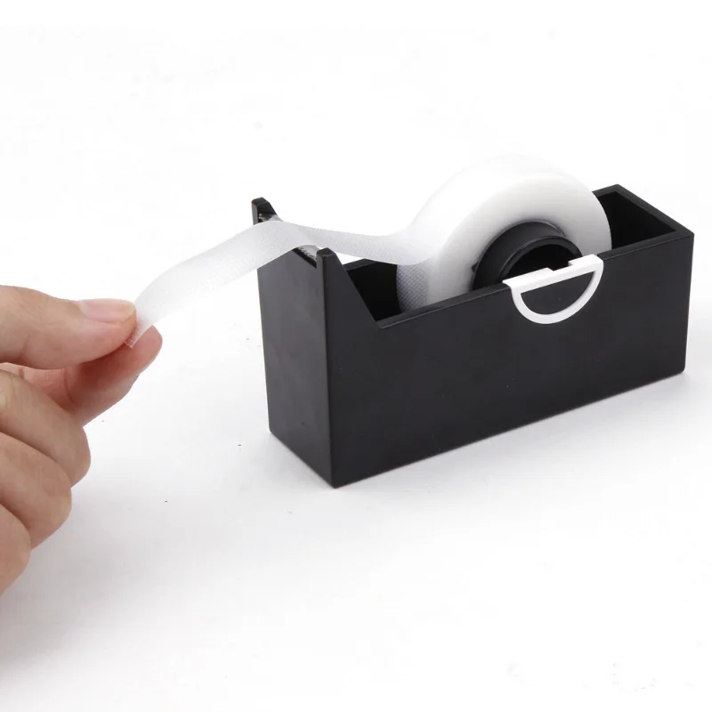 1pc Plastic Adhesive Roller Tape Holder Tape Dispenser Tapes Cutter School Stationery Office Supplies Accessories Packing Tools