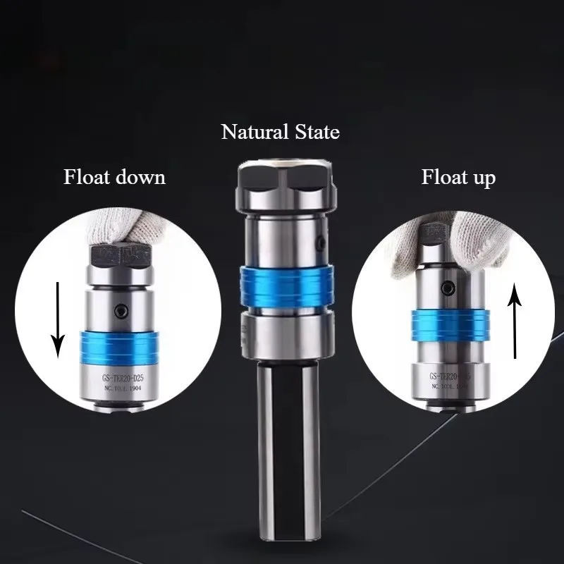 Straight Shank Floating Tap Chuck Holder CNC Milling Machine Tapping Tool Adapter