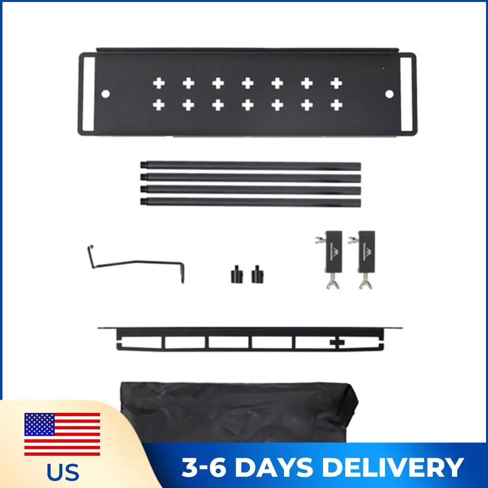 

Подвесная стойка для кемпинга, съемная подставка для кемпинга, органайзер для инструментов на открытом воздухе с крючком для фонаря, для походов, рыбалки, пикников, барбекю