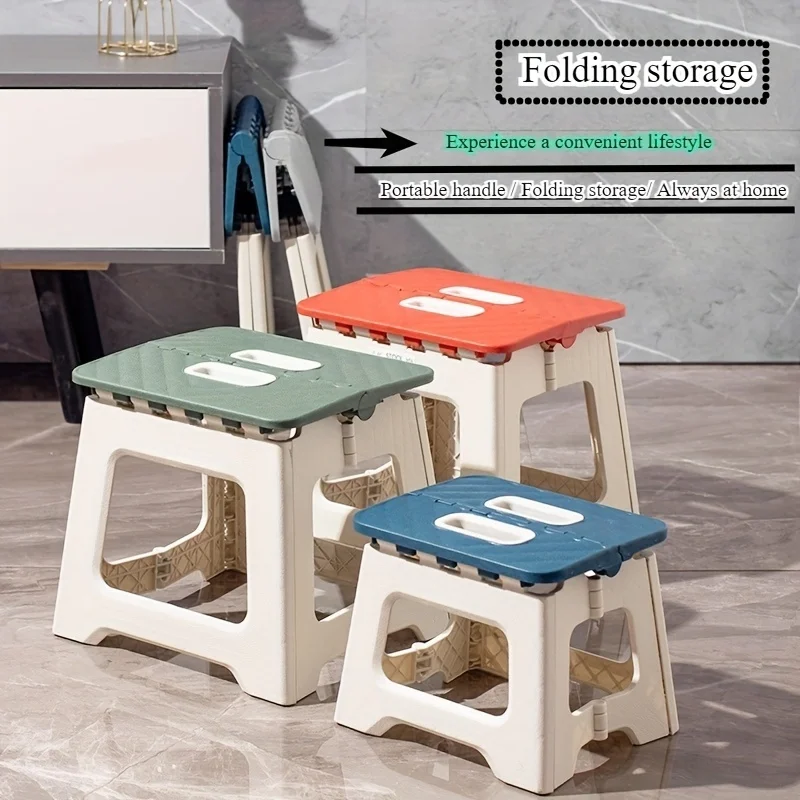 SPD Jumper Portable Folding Step Stool with Handle, Lightweight Anti-Slip Footstool for Kitchen, Camping & Outdoor Use