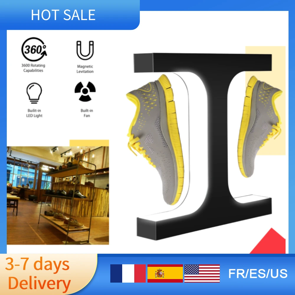 

Levitating Shoe Display Floating Sneaker Stand Double Sneaker Stand Exhibition Levitating for Shopping Mall Shoe Display