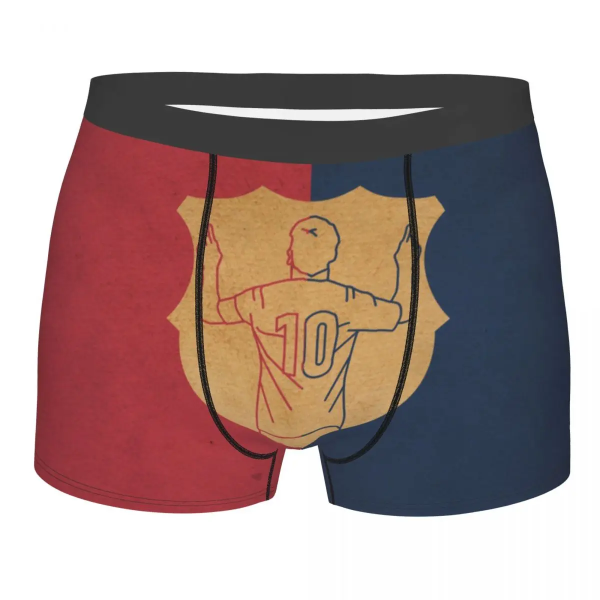 Custom Classic Football Soccer Legend Number 10 Boxer Shorts For 3D Printed Maradonas Panties Briefs Breathable Underpants