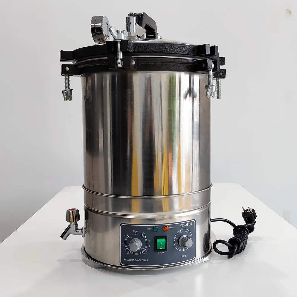 Mini Portable Pressure Steam Sterilizer Vertical Portable Autoclave Machine