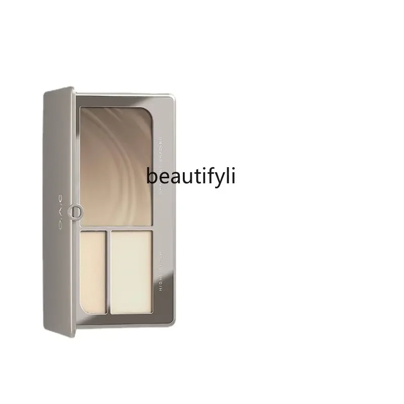 zqContour Compact Gradient Natural Three-Color Matte Nose Shadow Shadow Highlight Repair Integrated