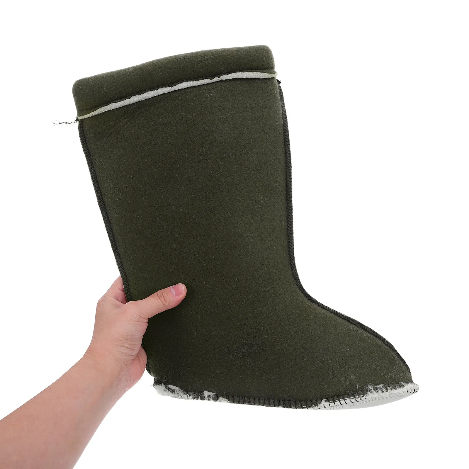 

1Pair Winter Insulated Rain Boot Liners Waterproof Detachable Warm Thick Thermal Shoe Liners Inner Lining Removable for Outdoor