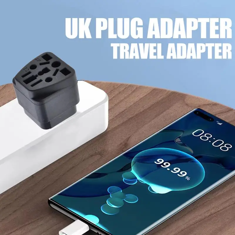 Travel Adapter UK Type G Plug Converter ซ็อกเก็ตขนาดกะทัดรัด International Wall Charger Converter สําหรับสมาร์ทโฟนกล้องแท็บเล็ต