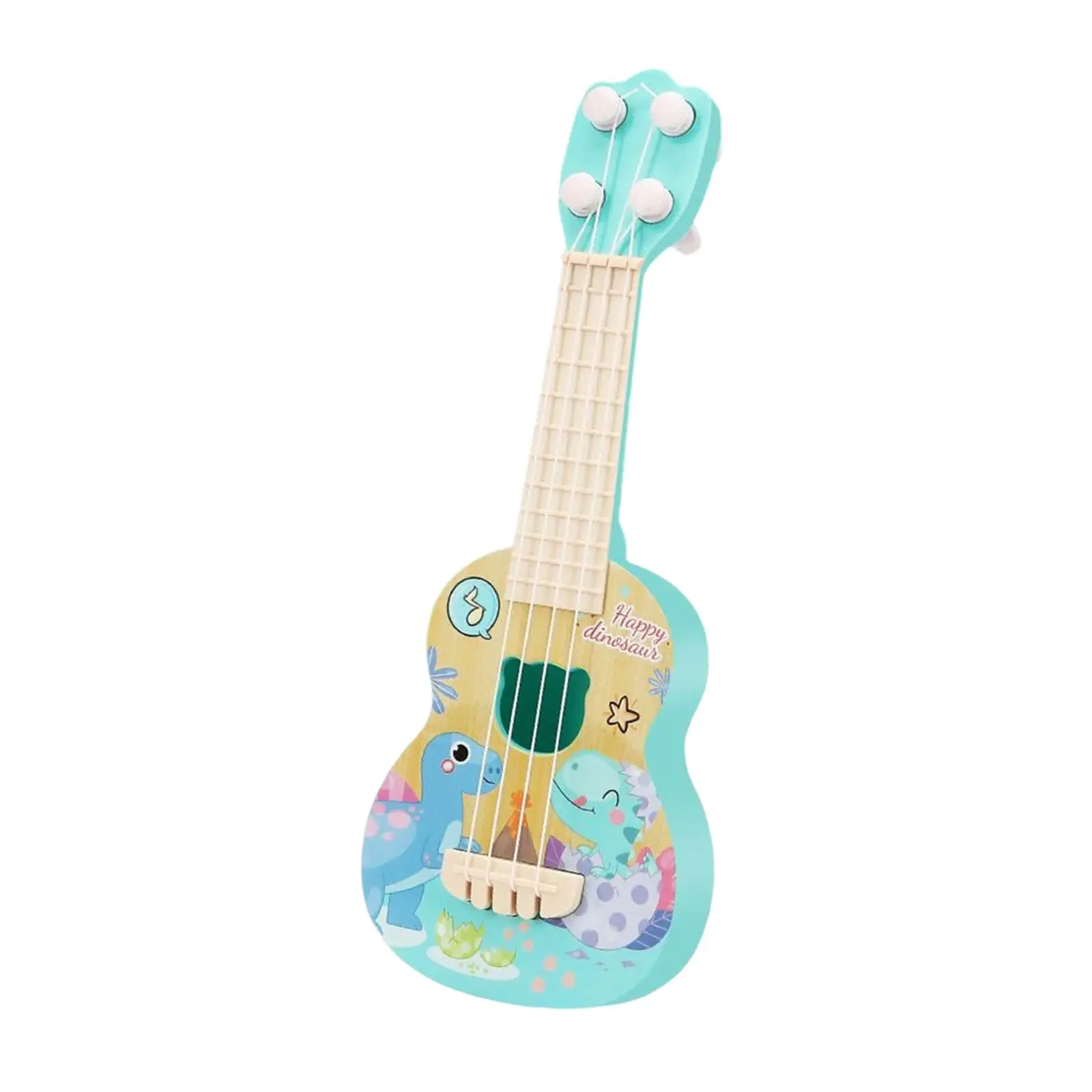 Professional Ukulele Guitar Toy Skill Improving Portable Early Educational 4 Strings Small Guitar for Boys Girls Birthday Gifts