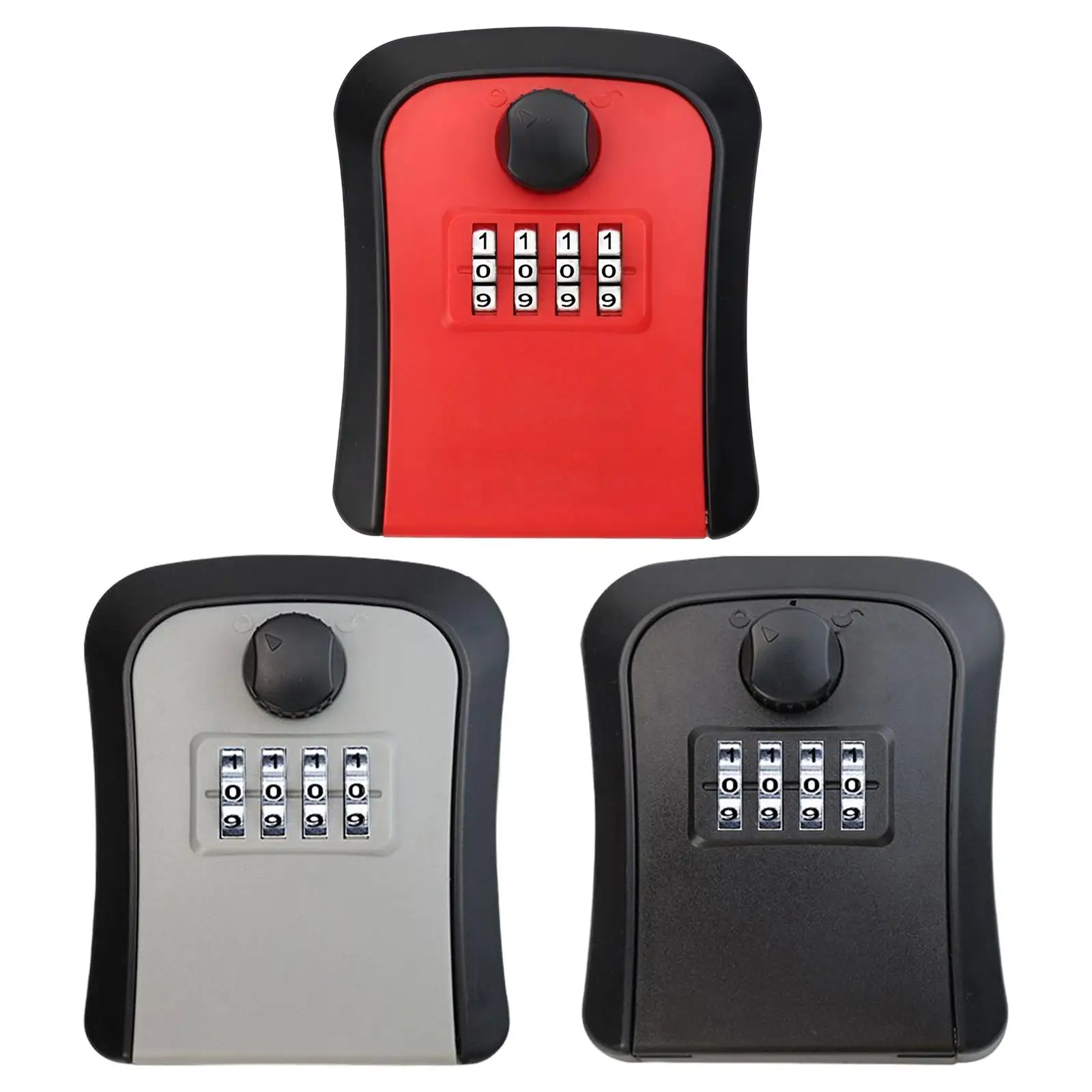 Portable Key Storage Lock Box Combination Lock Box for Garden Indoor House