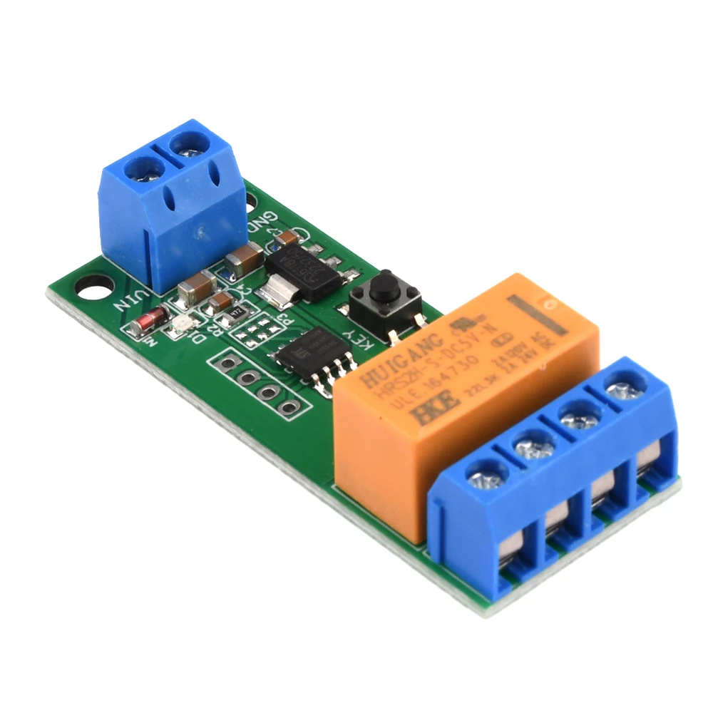 1pc Motor Reverse Polarity Module Time Adjustable Delay Relay 2A Drive Current Signal Generator DC 5/6/9/12V