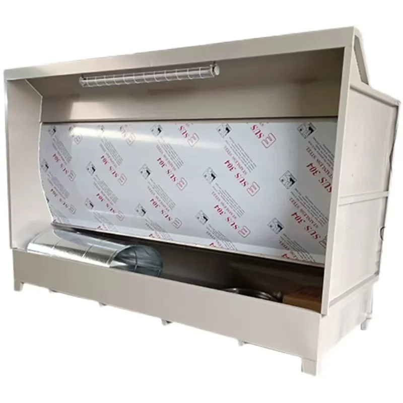 Industrial curtain spray cabinet paint mist purification equipment