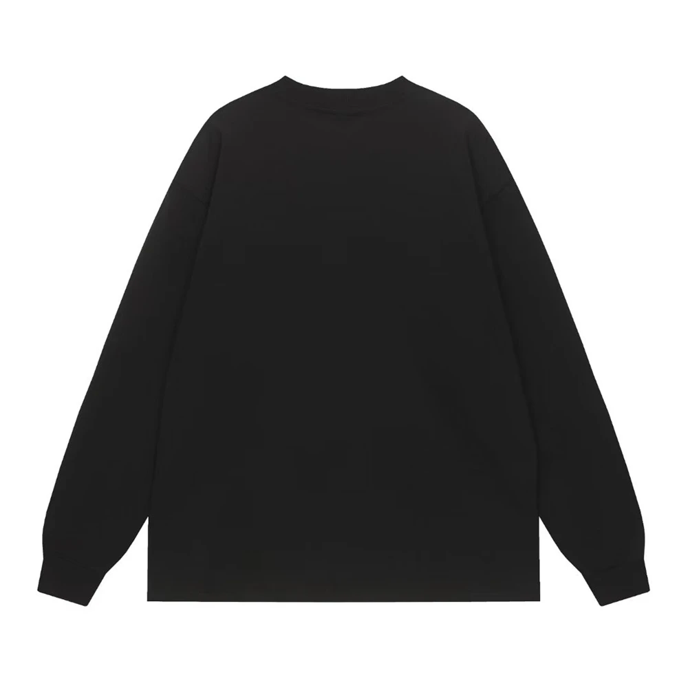 Black Ghost Saint logo print Long Sleeves T-shirt Men Women Best Quality Tops Tee T Shirt