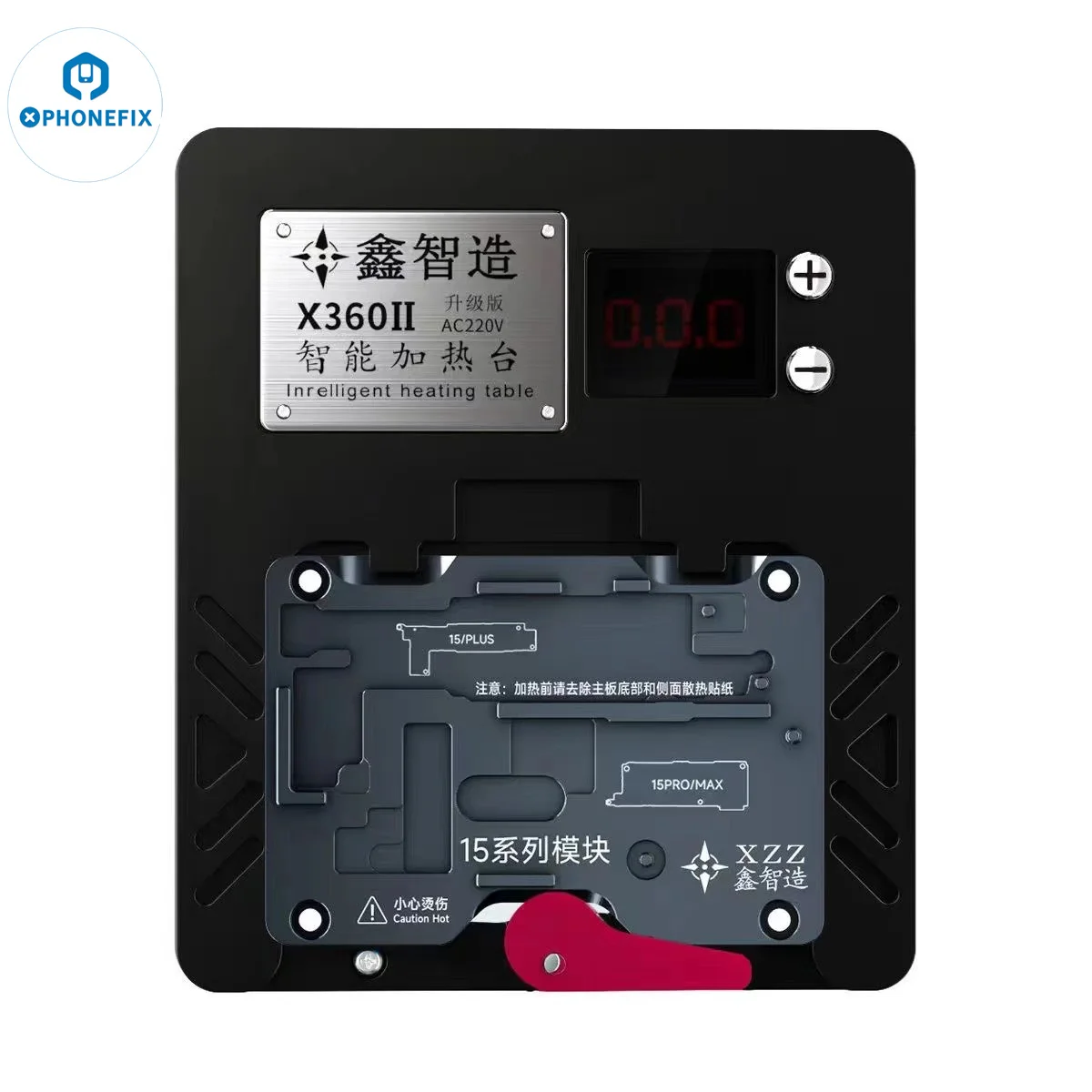 Xinzhizao XZZ X360 Intelligent Heating Preheater Mold modules for iPhone 16 16plus 16Pro 16 Pro Max PCB Board Phone Repair Tools