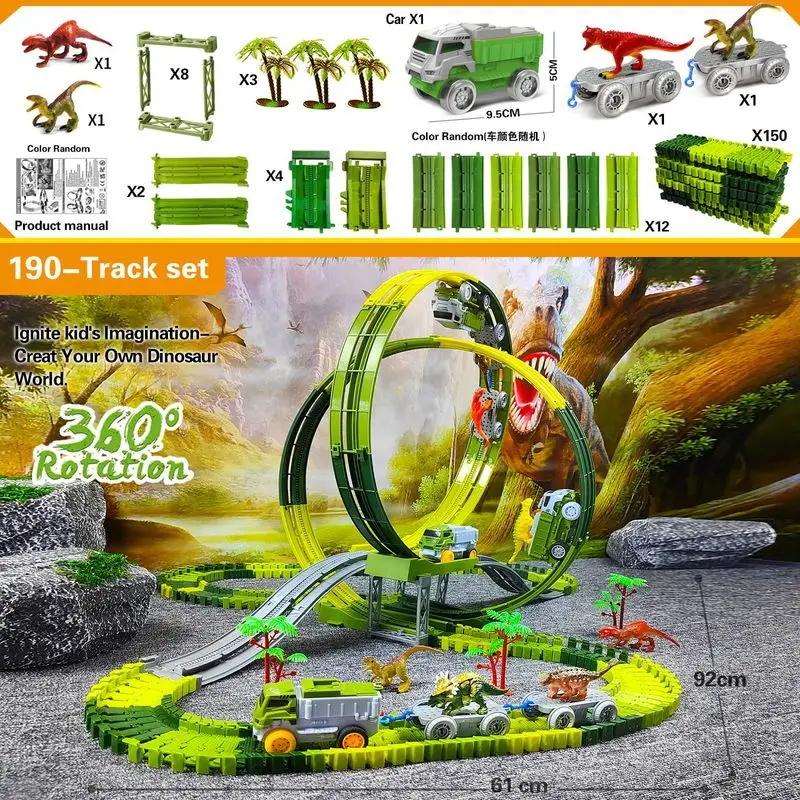 In Stock Children'S Climbing Track Toy Engineering Car Children'S Education Toy Rail Car Train Toy Children'S Birthday Gift