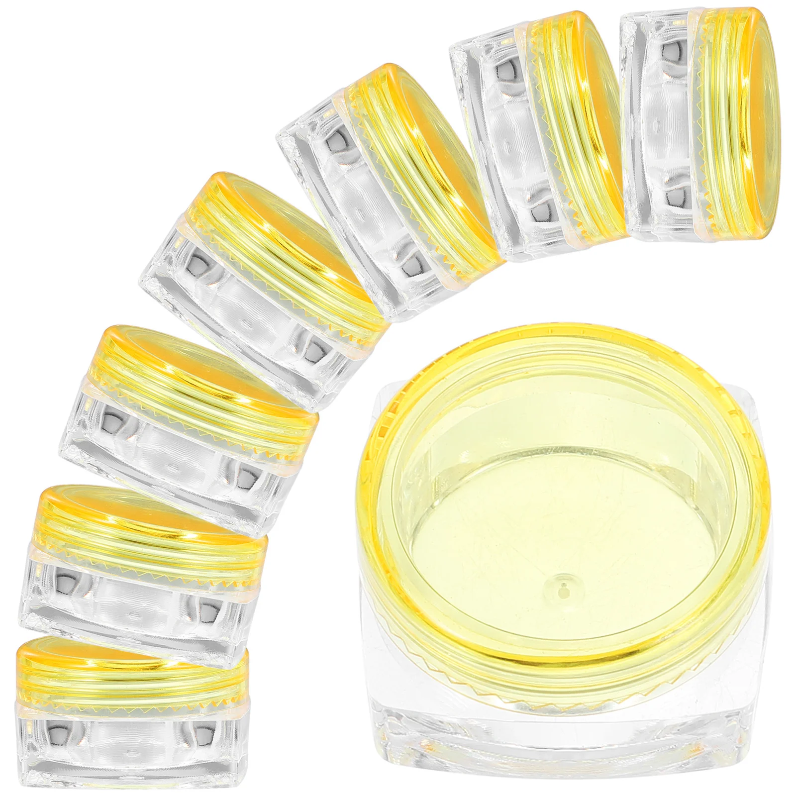 24개입 와이드 마우스 크림 용기 리필 가능한 소형 여행용 비즈니스 출장 호텔용 크림 용기 얼굴 크림 용기