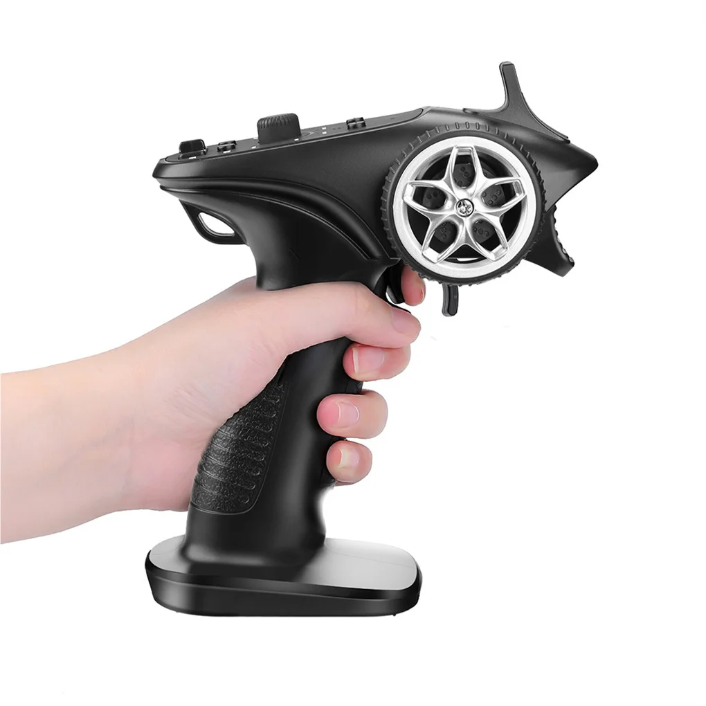 RC 2.4GHz รีโมทคอนโทรล 4CH เครื่องส่งสัญญาณวิทยุดิจิตอลพร้อม Gyro สําหรับ 1/8 1/10 RC Crawler รถเรือถัง SCX10 อะไหล่