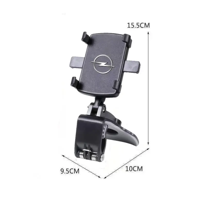 Car Phone Holder Clip Dashboard Mount Adjustable For Opel Corsa Astra Insignia Vectra Zafira Meriva Mokka Grandland Vivaro Monza