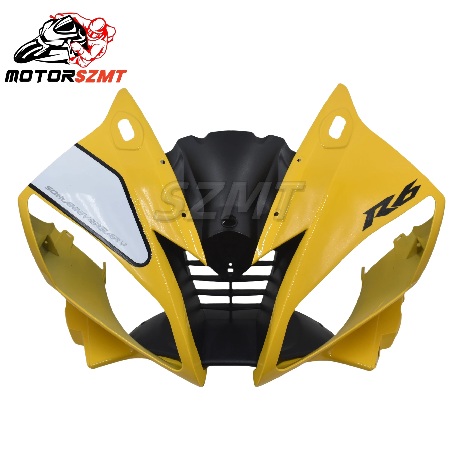 ABS Unpainted Front Upper Nose Fairing Individual Side Top Cowl For Yamaha YZF600 R6 2006 2007