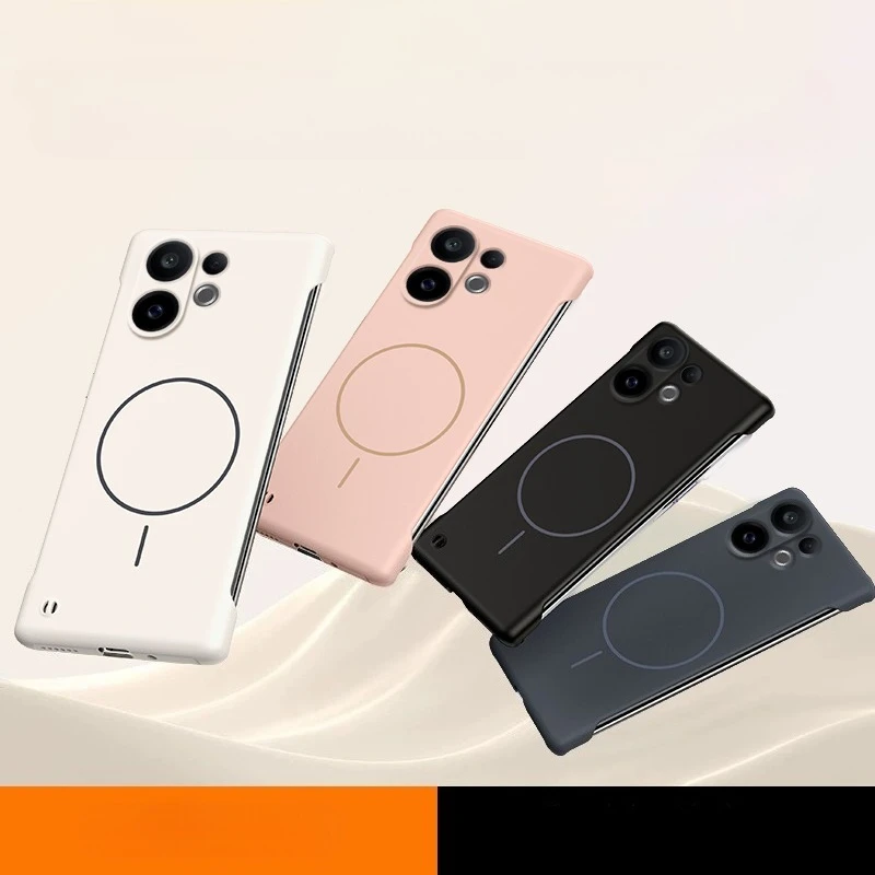 حافظة مغناطيسية بدون إطار لهاتف OPPO K13 Turbo Magsafe شحن لاسلكي غير لامع غطاء خلفي صلب رفيع للغاية لهاتف OPPO K13 Turbo Pro #6