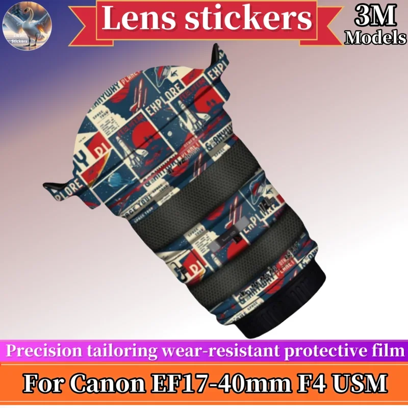 

EF1740mm skins For Canon EF17-40mm F4 USM Lens stickers,protective film,Precision tailoring wear-resistan