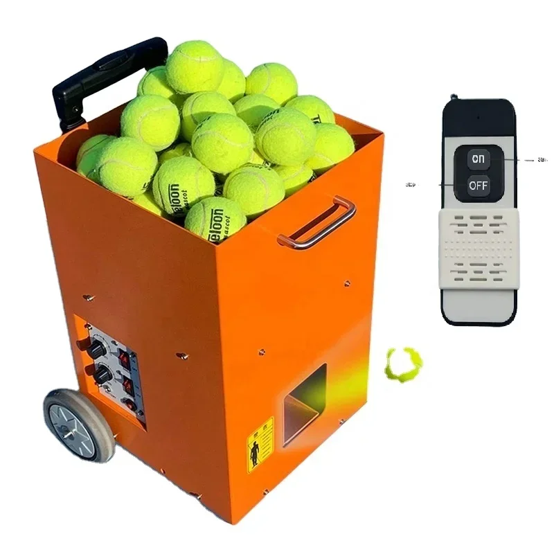 110-220V Portable Tennis Ball Machine,Adjustable Smart Ball Batting,Training Launch Machine for Sale with Remote Control