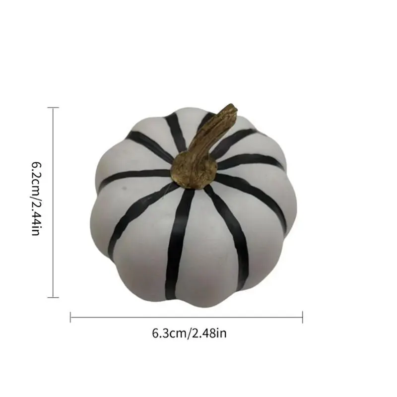 [NEW!A08R】 8Pcs Autumn Simulated Pumpkin Foam Special Miniature