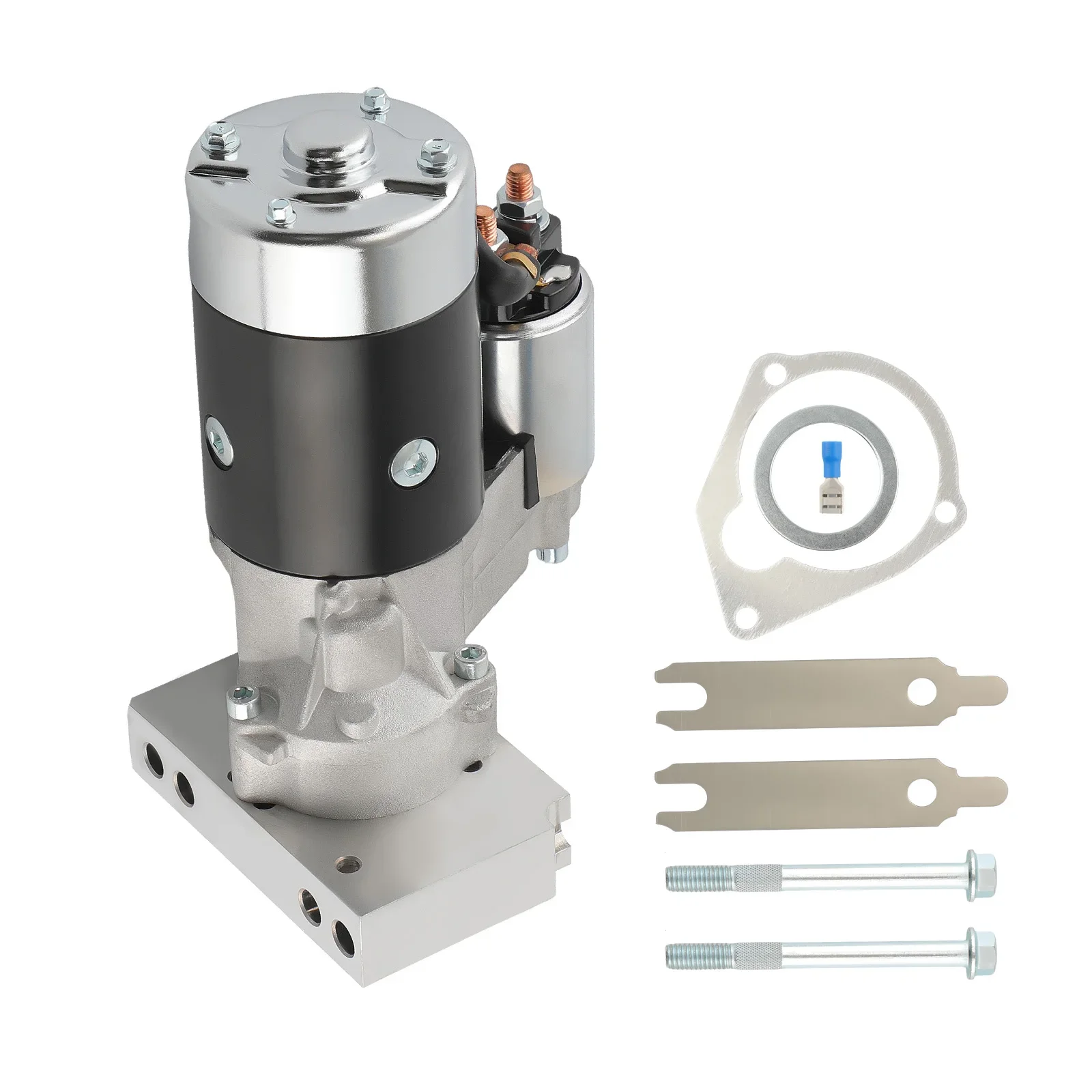 

Black High Torque Starter Small & Big Block for Chevy 153 168 Tooth Compatible