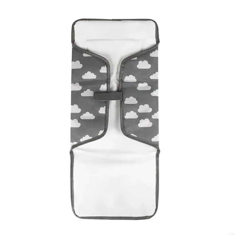 وسادة تغيير حفاضات الأطفال مع دعم مبطن وسادة تغيير حفاضات متعددة الأغراض للسفر 4XBC