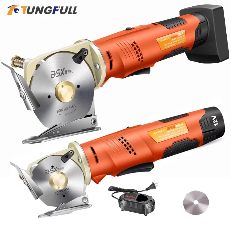 Ciseaux électriques sans fil pour couper le tissu, coupe-cuir, outils de touffetage, batterie, gril, bricolage, 12V