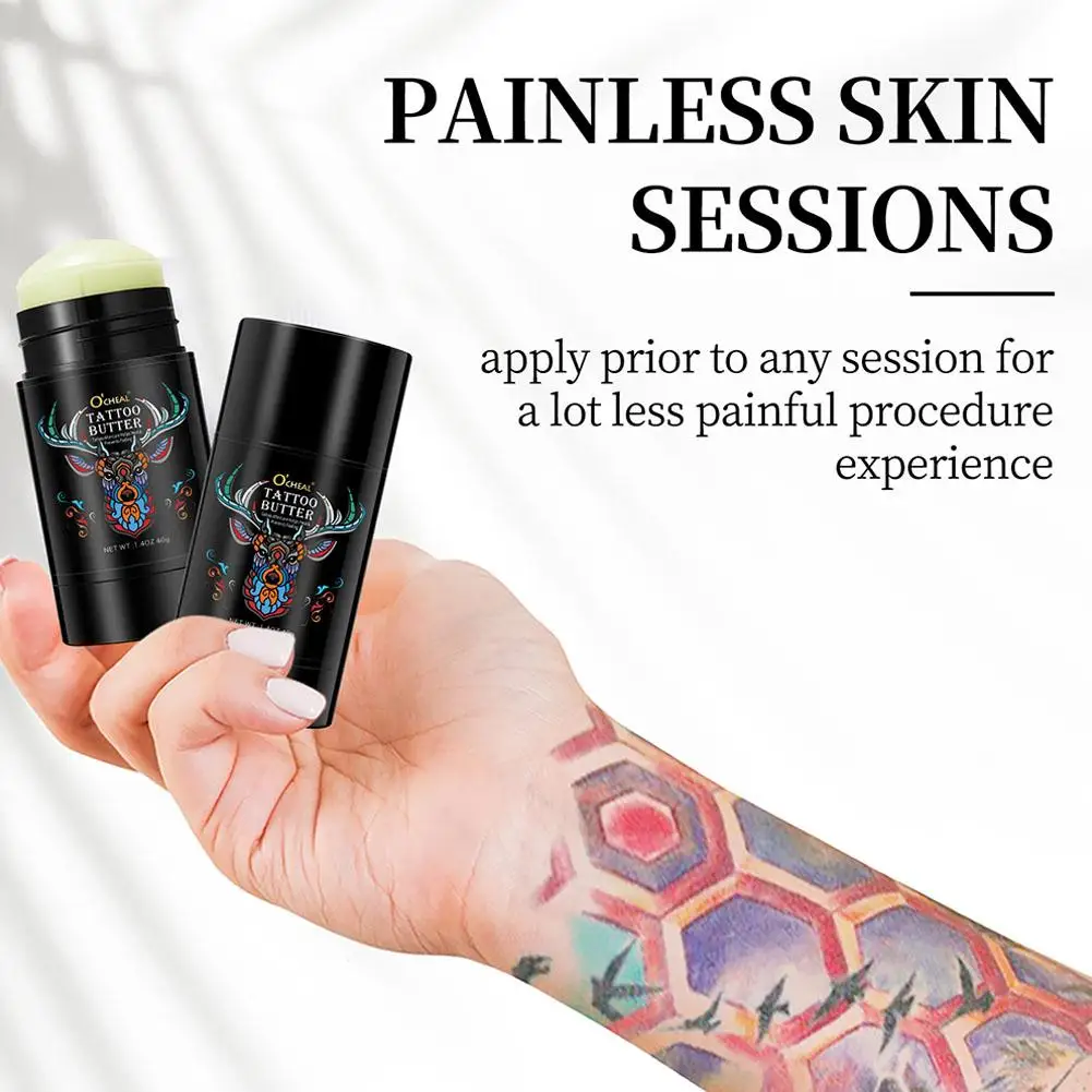 Tattoo Care Stick Long-lasting Color Retention Nourishing Redness Moisturizing Tattoos Protect Soothing Cream Enhance Reduc P5T3