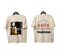 Sade Love Tour 1993 T Shirt 90s Sade Album Concert Outfit Fans Gift Size S-4XL High-end Luxury Is for Both Men and Women Top Y2k