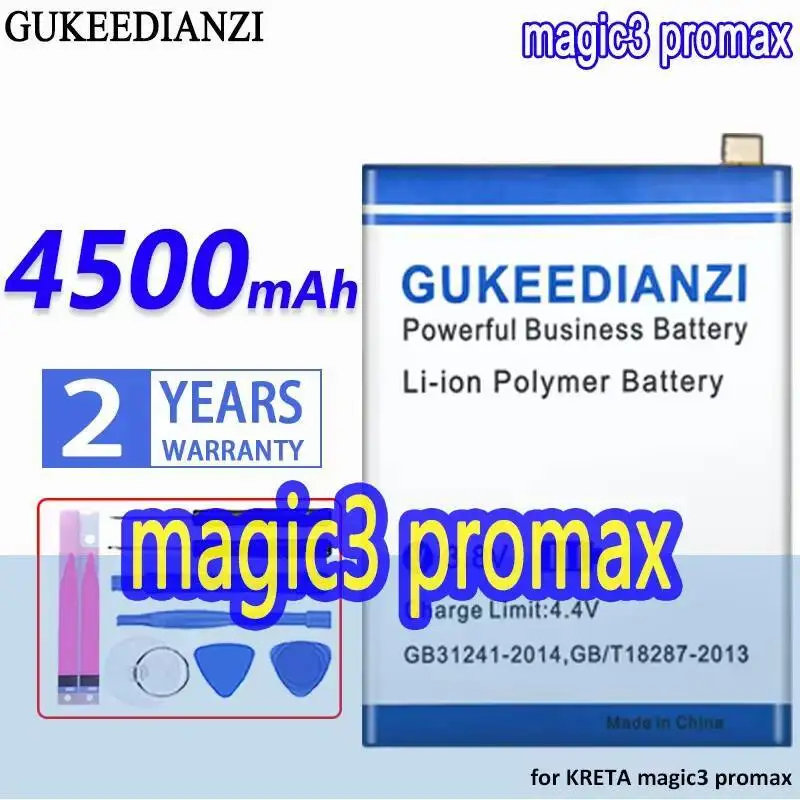 

Mobile Phone Battery Long-Lasting For Kreta Magic3 Promax 4500Mah