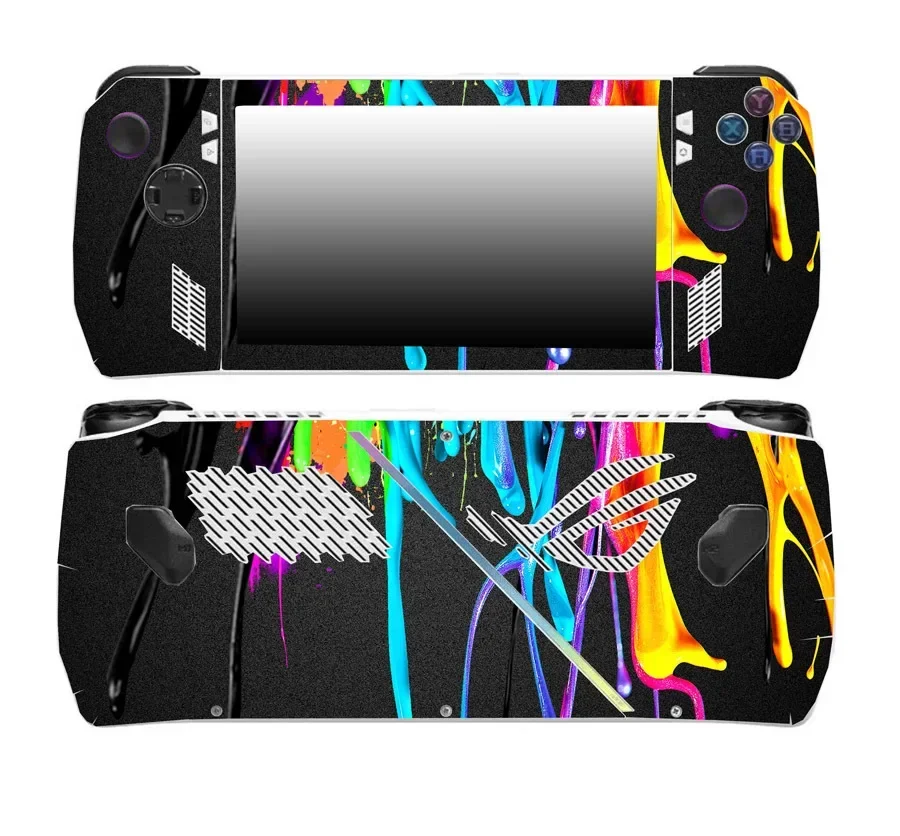 Full Set Protective Skin Decal for Asus Rog Ally Game Console Stickers for Asus Rog Ally Handheld Gaming Protector Accessories image 2