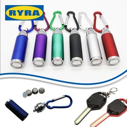 Flashlight Keychain Portable Led Mini Light With Battery Key Rings Hiking Camping Emergency Flashlight Outdoor Light Key Chains