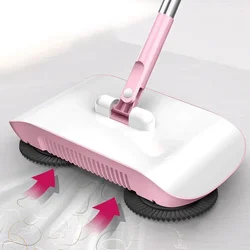 Sweeper Portable Cleaning Machine 2 in 1 Broom Mop Household Floor Cleaning Tool Hand Sweeper Automatic Sweeping Brush