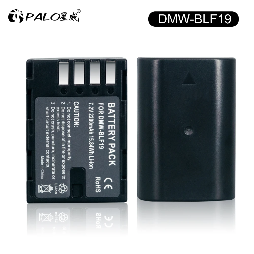 PALO DMW BLF19 DMW-BLF19E DMW-BLF19 Battery for Panasonic Lumix DMC-GH3 GH4 GH3K GH4K GH3A GH3H GH4H DC-GH5 GH5S GH5M G9 G9L