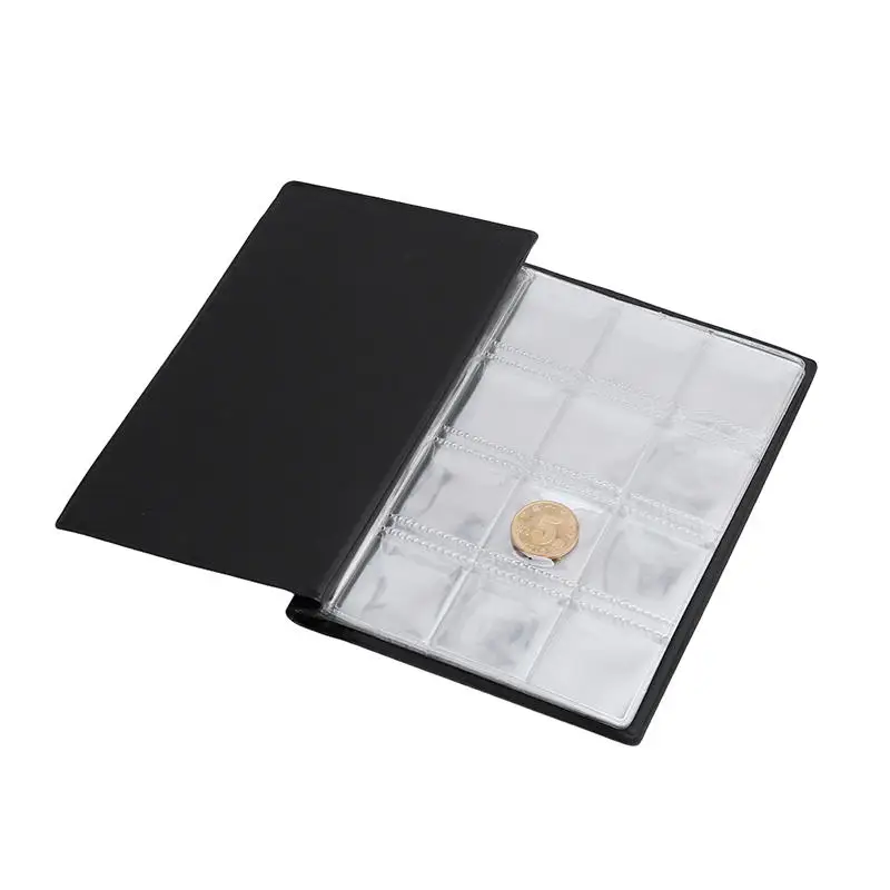 Coin Organizer Storage 120 Pockets Coin Collection Book Coin Collection Holder Album Commemorative Multi-spec Coin Holder