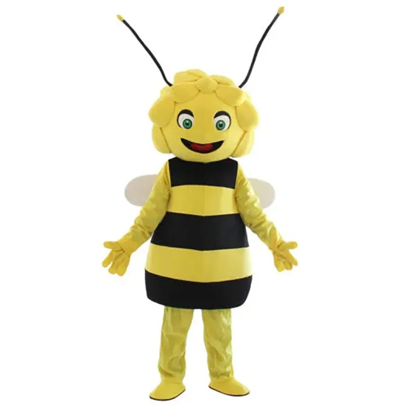 

For Sale Bee Cartoon Mascot Costume Fancy Dress Outfit Christmas Party Cosplay Carnival Advertising Opening Gift ADULT SIZE